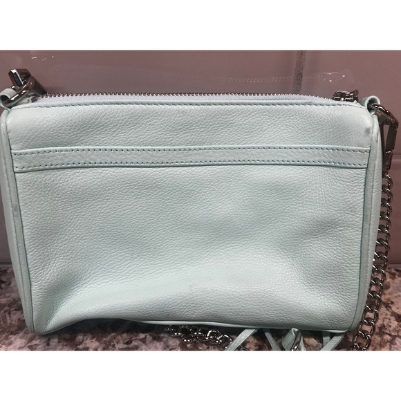 Rebecca Minkoff Mini Mac Crossbody Bag‎ Leather Chain Strap Purse - Picture 6 of 10